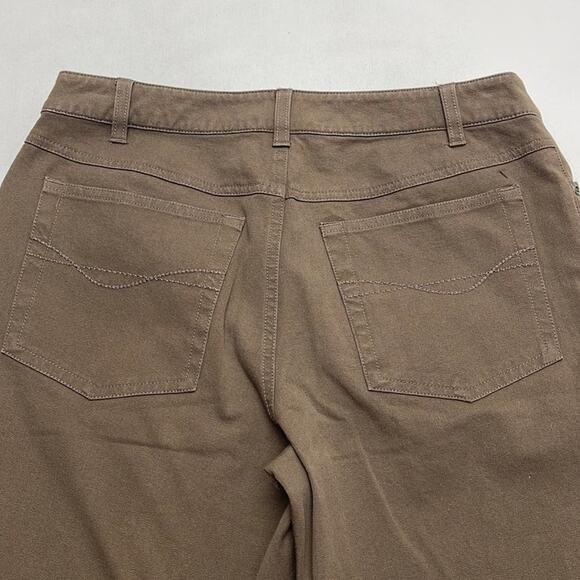 J. JILL OUT OF THE BLUE Women’s 4 Brown Boot Cut Stretch Jeans - Picture 3 of 4